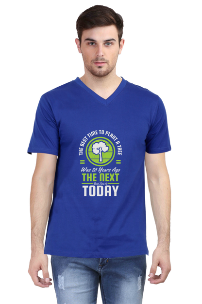 Men's Gardening V Neck T-Shirt - 20 years