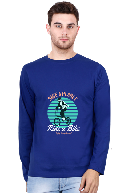 Men’s  BMX Full Sleeve - T Shirt - ride bike