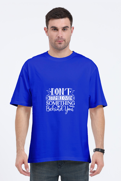 Men Motivational Oversized Classic T Shirt  - Stumble