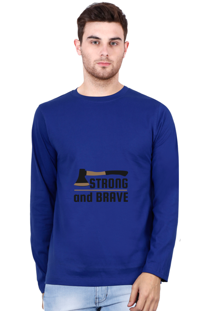 Men’s  Adventure Full Sleeve - T Shirt - brave