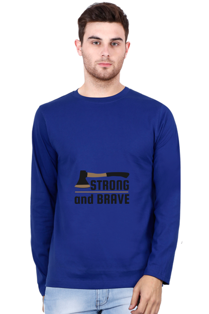 Men’s  Adventure Full Sleeve - T Shirt - brave