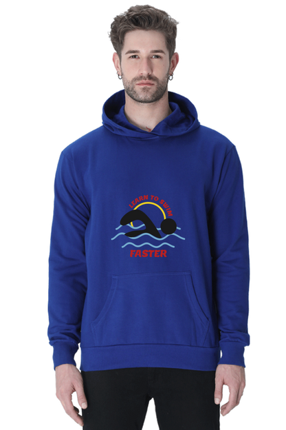Men's  Swimming Sweatshirts Hoodie - Faster