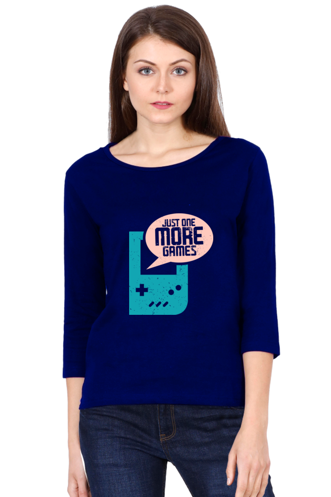 Women’s Full Sleeves Gamer T-Shirts - Just One