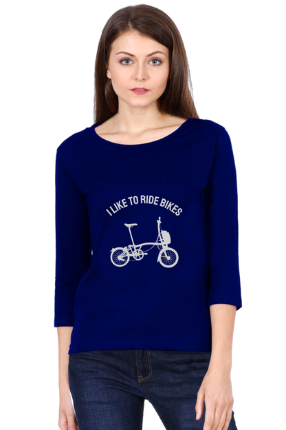 Women’s Full Sleeves Rider T-Shirts - ride bike