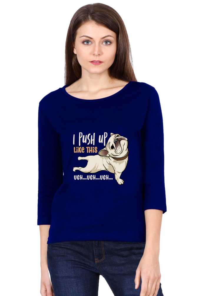 Women’s Full Sleeves Funny & Queen SVG T-Shirts - Push up