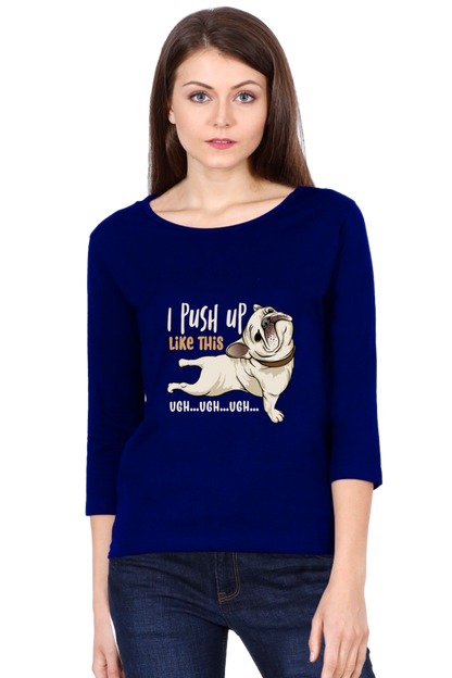 Women’s Full Sleeves Funny & Queen SVG T-Shirts - Push up