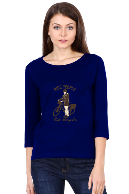 Women’s Full Sleeves Rider T-Shirts - nice people