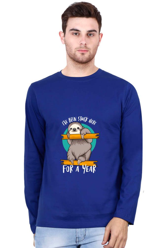 Men’s  Funny & Queen SVG Full Sleeve - T Shirt - stuck