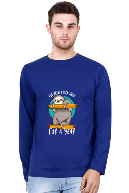 Men’s  Funny & Queen SVG Full Sleeve - T Shirt - stuck