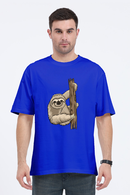 Men Sloth Oversized Classic T Shirt  - grandpaa sloth
