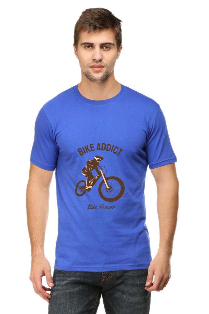 Men's BMX Cotton Round Neck T-Shirt - addict