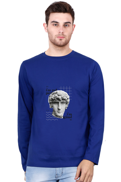 Round Neck Half-Sleeves - not perfect but original - T-Shirt