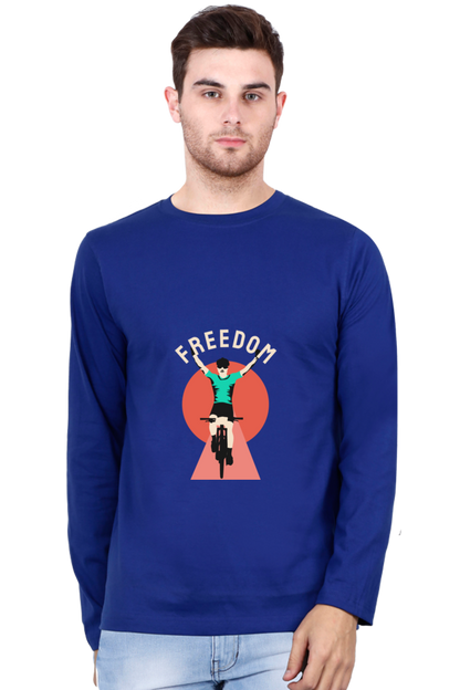 Men's BMX Full sleeve T-Shirt - freedom