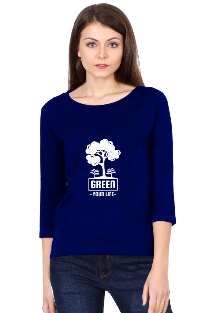 Women’s Full Sleeves Gardening T-Shirts - life