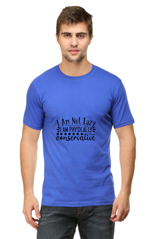 Men's Funny & Queen SVG Round Neck T-Shirt - conservative