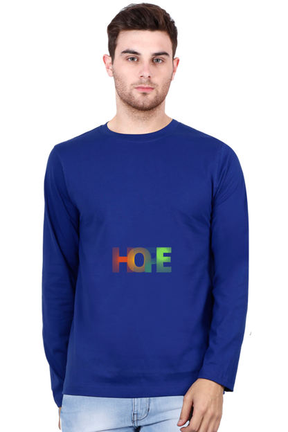 Men’s  Minimalistic Full Sleeve - T Shirt - Hope