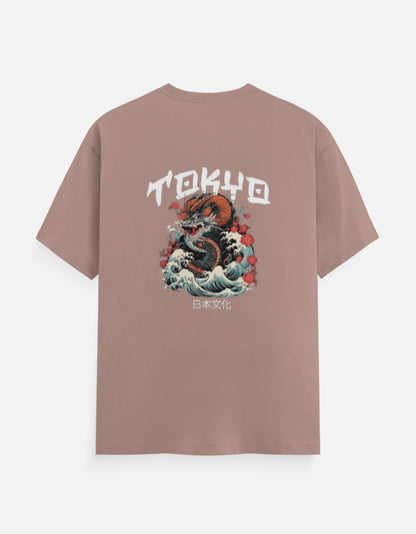 Men's Round Neck Printed T-shirt - Tokyo