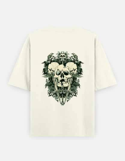 Men's Oversized Classic T-Shirt - Triple skeleton