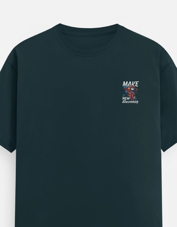 Men's Round Neck Printed T-shirt - Discoveries
