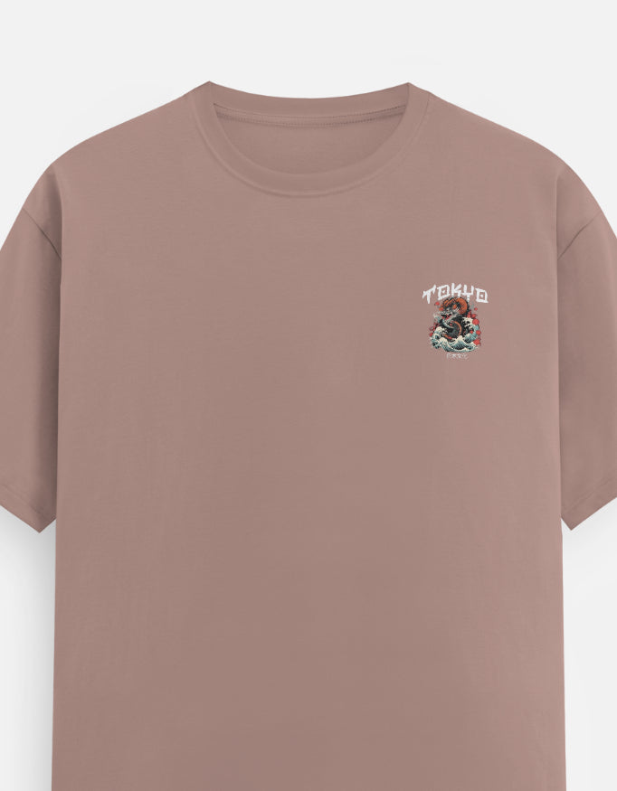 Men's Round Neck Printed T-shirt - Tokyo