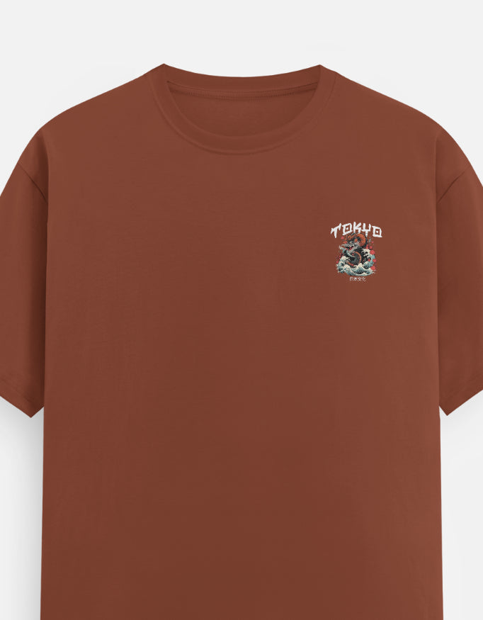 Men's Round Neck Printed T-shirt - Tokyo