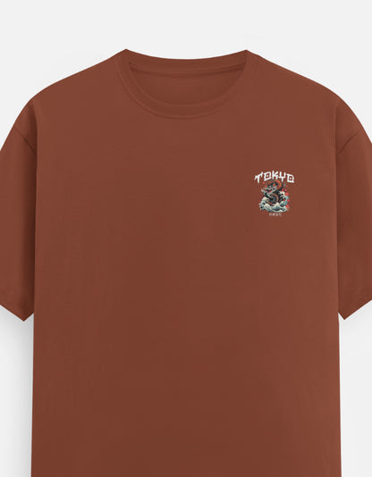 Men's Round Neck Printed T-shirt - Tokyo