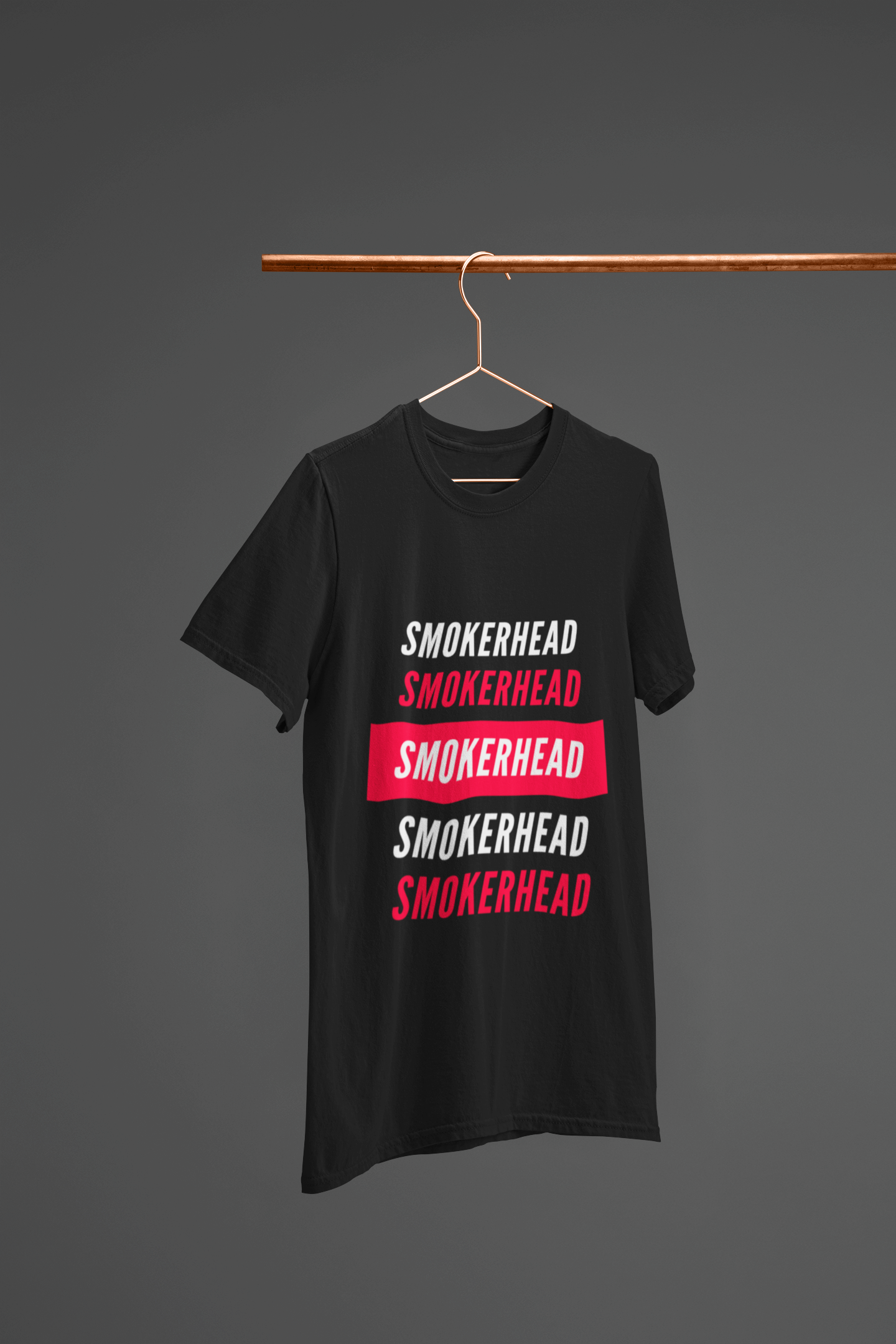 Round Neck Half-Sleeves - Smokerhead T-Shirt