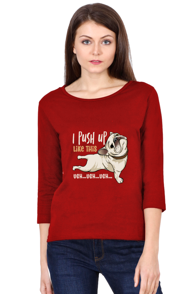 Women’s Full Sleeves Funny & Queen SVG T-Shirts - Push up