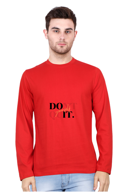 Men’s  Motivation Full Sleeve - T Shirt - Quit