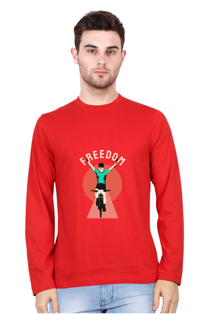 Men's BMX Full sleeve T-Shirt - freedom