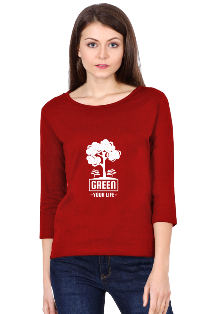Women’s Full Sleeves Gardening T-Shirts - life