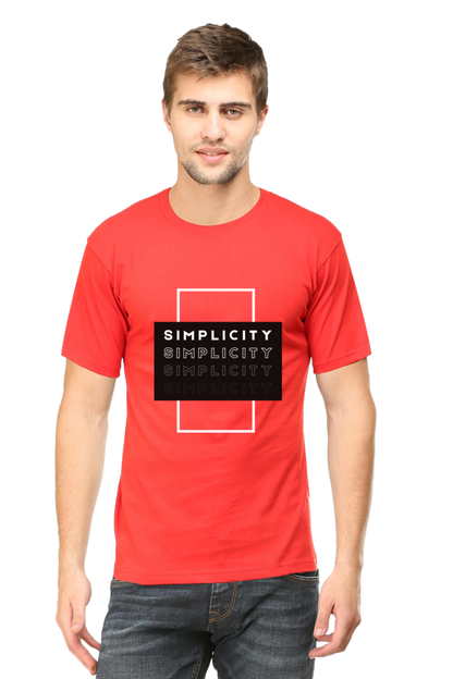 Minimalistic Unisex Cotton Round Neck T-shirt