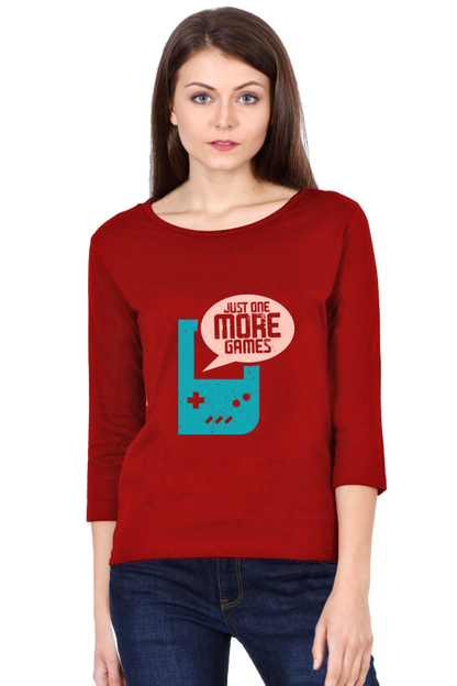 Women’s Full Sleeves Gamer T-Shirts - Just One