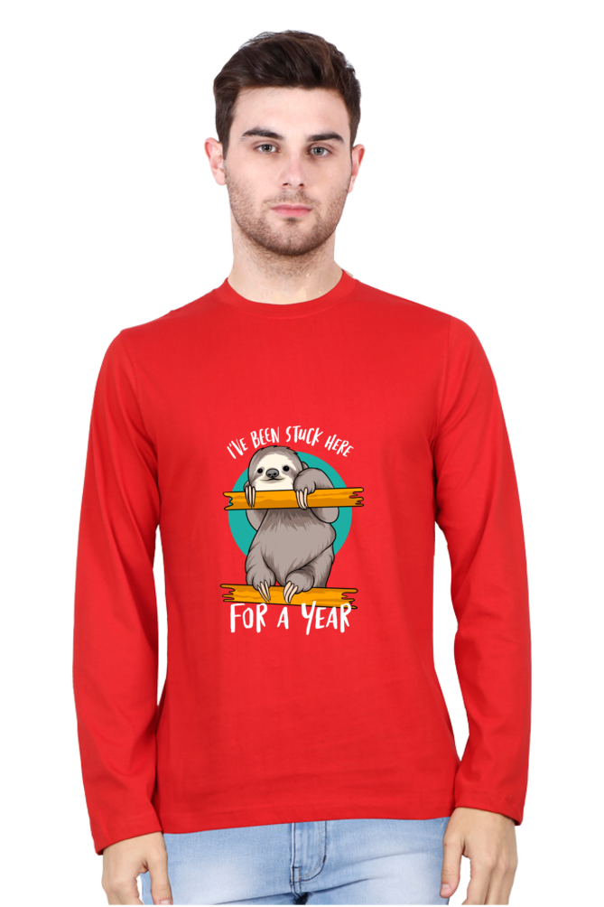 Men’s  Funny & Queen SVG Full Sleeve - T Shirt - stuck