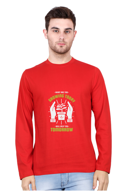 Men's Gardening Full sleeve T-Shirt - growing