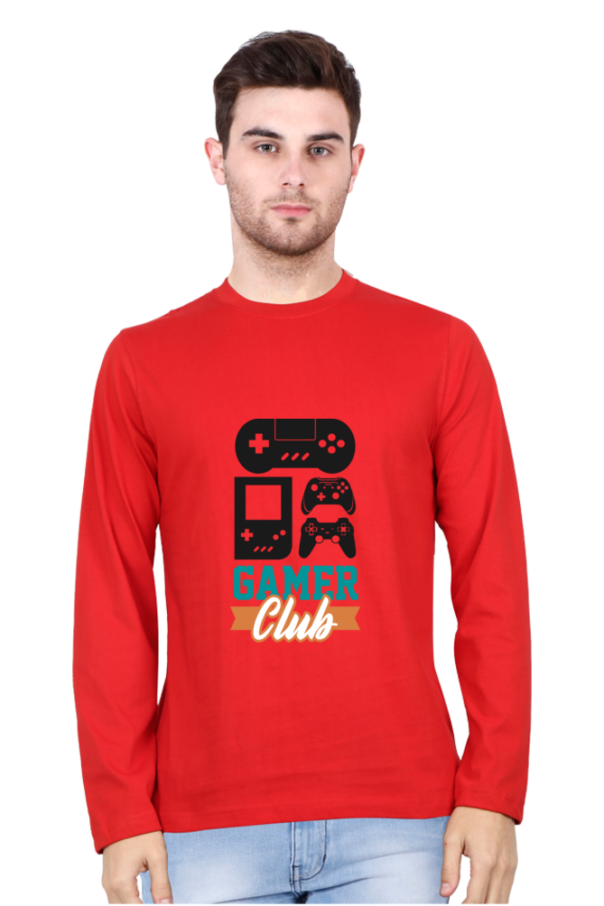 Men’s  Gamer Full Sleeve - T Shirt - Club