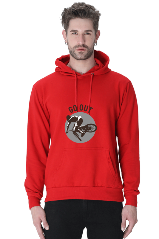 Men's  Rider Sweatshirts Hoodie - go out
