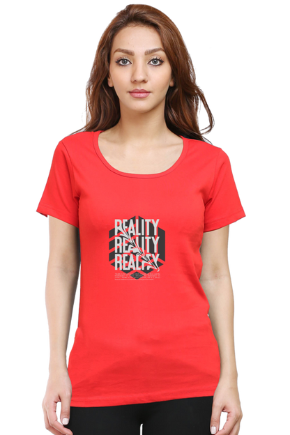 Women’s Round Neck Stones T-Shirts - Reality