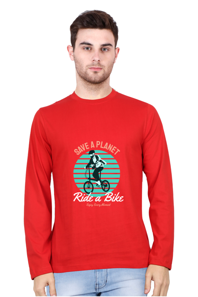 Men’s  BMX Full Sleeve - T Shirt - ride bike