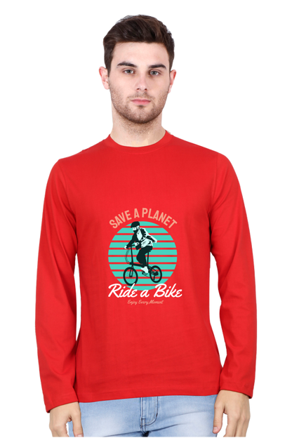 Men’s  BMX Full Sleeve - T Shirt - ride bike