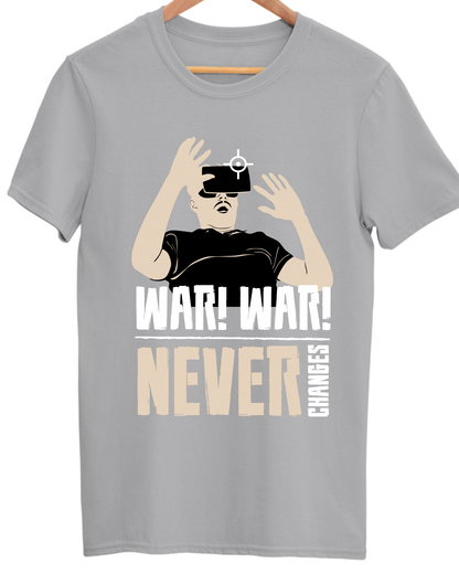 Gamer Unisex Cotton Round Neck T-shirt - War War