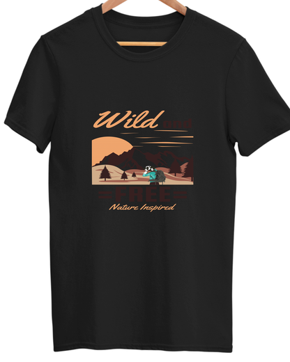 Adventure Unisex Cotton Round Neck T-shirt
