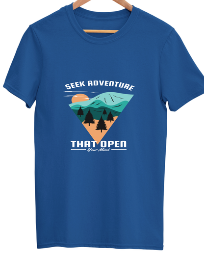 Adventure Unisex Cotton Round Neck T-shirt