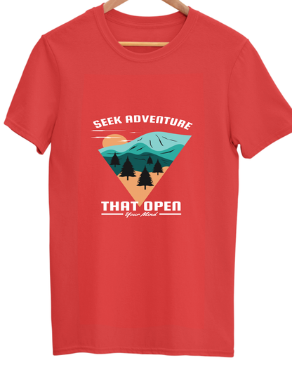 Adventure Unisex Cotton Round Neck T-shirt