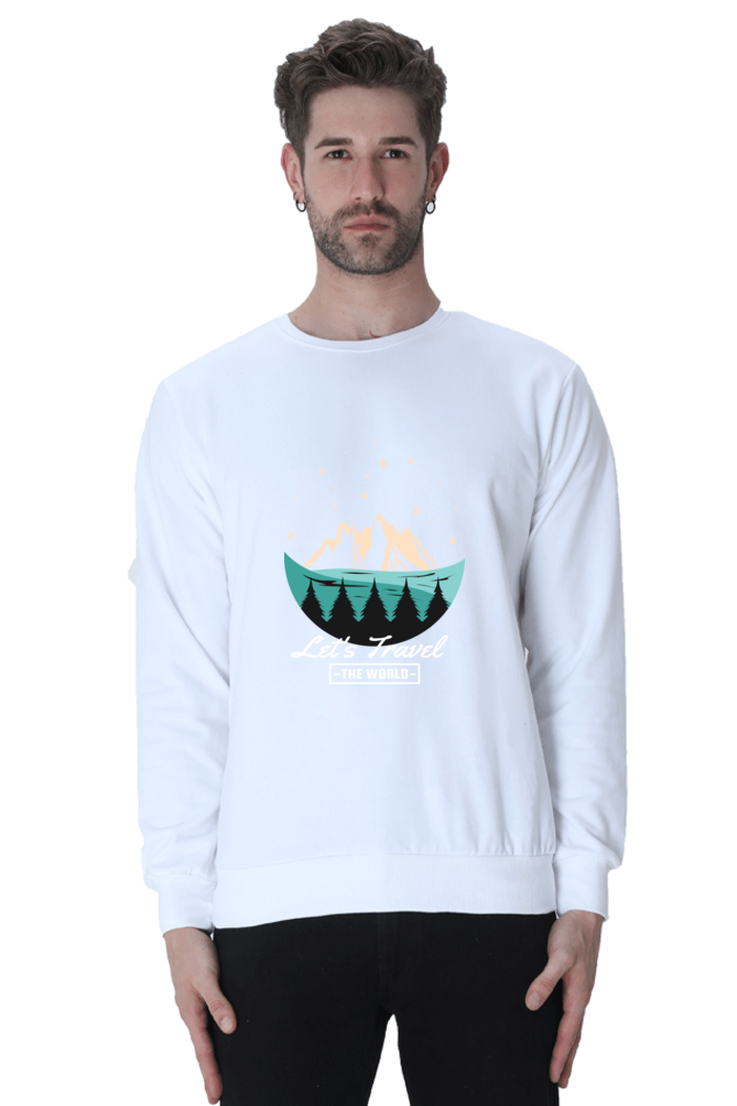 Men Adventure Sweatshirt - let's travel