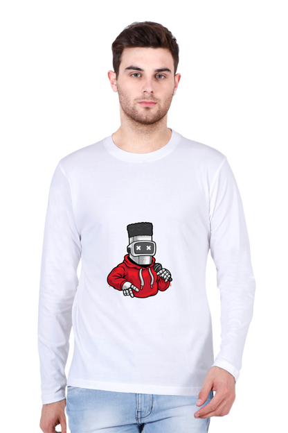 Men’s  Dance Full Sleeve - T Shirt - robot hip-hop