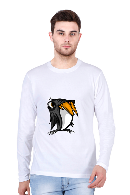 Men’s  Animal's & Monster's Full Sleeve - T Shirt - monster penguin