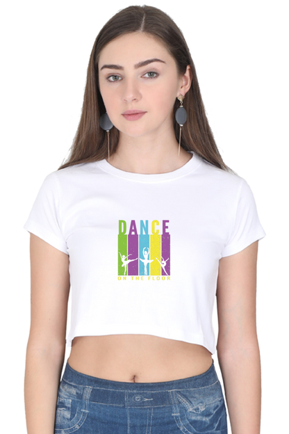 Women Dance Crop Top - floor dance