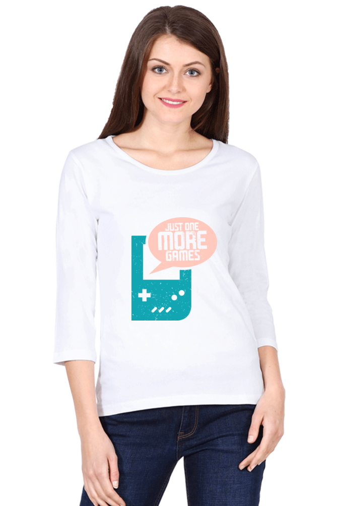 Women’s Full Sleeves Gamer T-Shirts - Just One