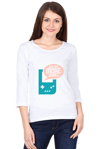 Women’s Full Sleeves Gamer T-Shirts - Just One